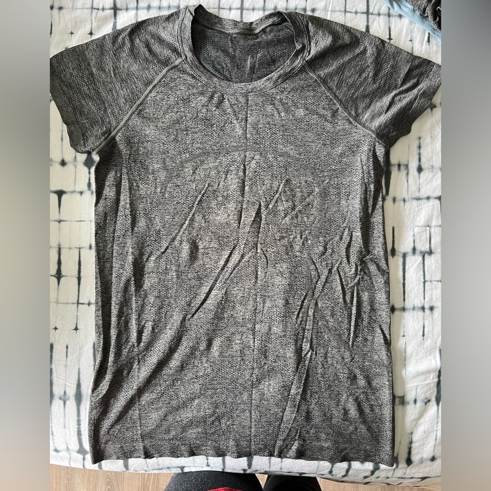 Lululemon Grey/Green Swiftly Tech 2.0 Short Sleeve